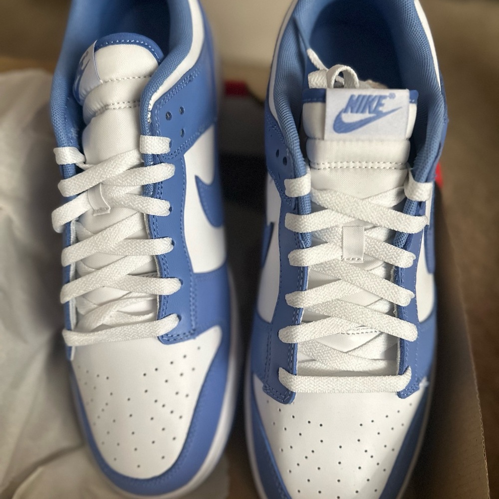 Nike Sky Blue and White Athletic Shoes